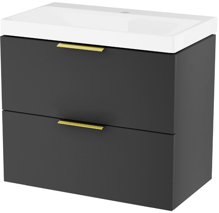 Set dulap Excellent Blanko MLEX.6301.640.BL, lavoar Excellent Blanko CENL.6317.650.WH, MLEX.6303.SET.GL