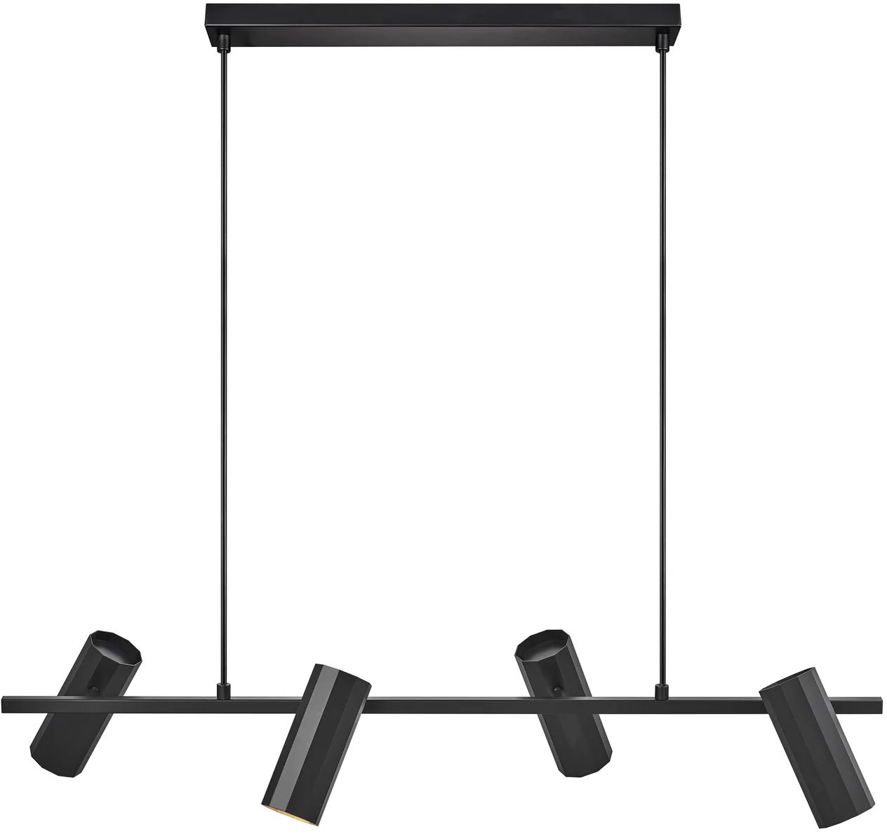Nordlux Alanis lampă suspendată 4x14 W negru 2213423003
