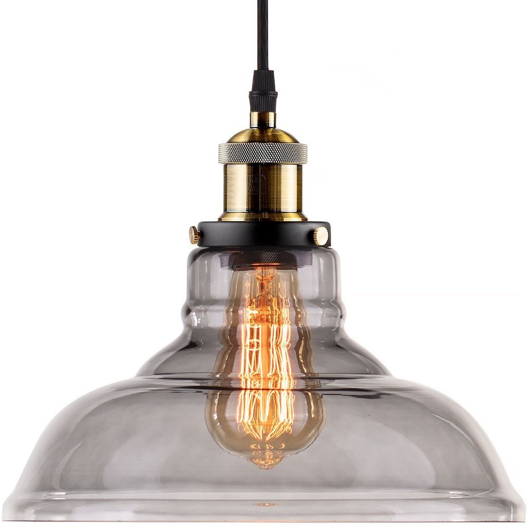 Altavola Design New York Loft lampă suspendată 1x40 W alamă LA040/P_smoky