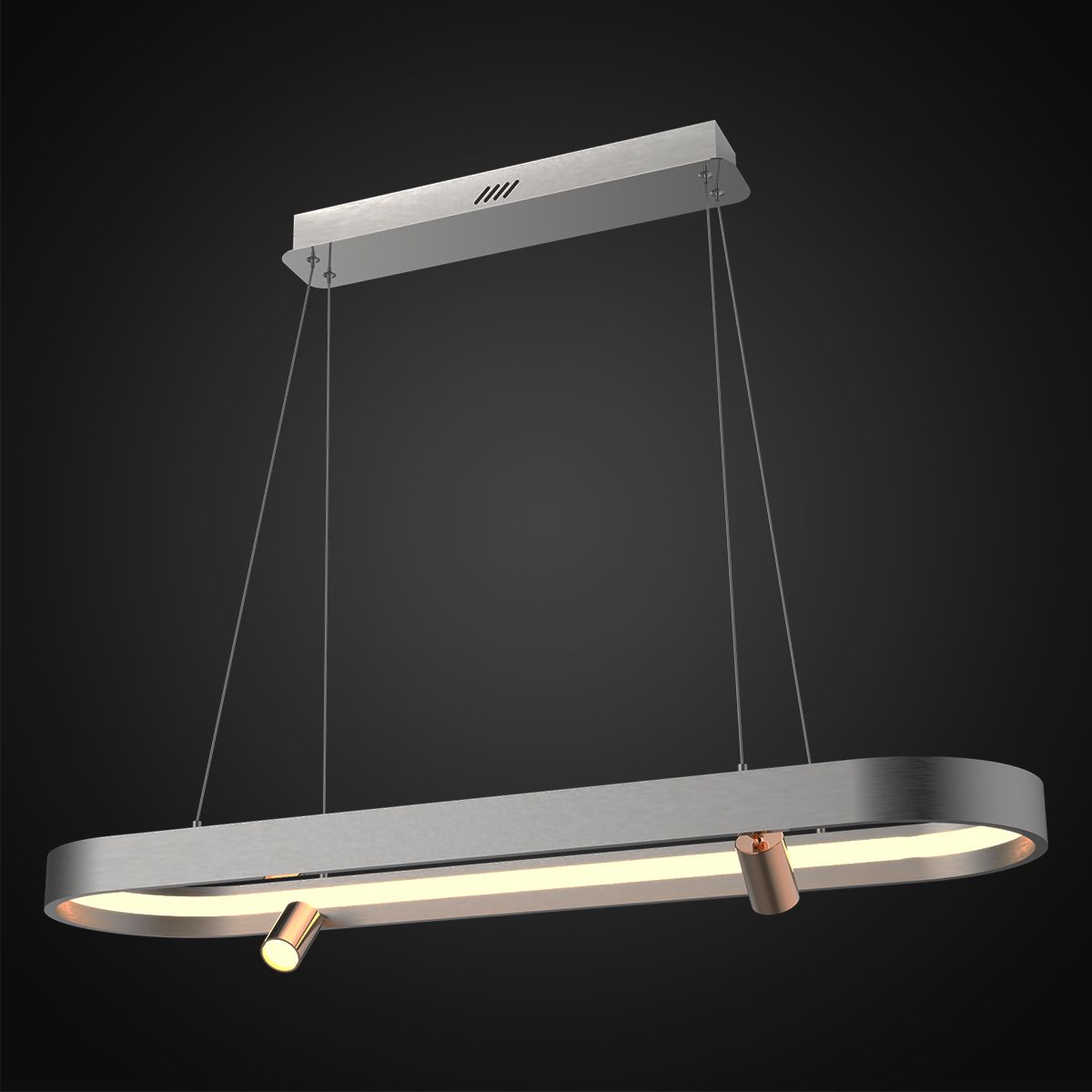 Altavola Design Spectra lampă suspendată 3x40 W auriu-gri/frasin LA114/P_92_2+1_grey_gold