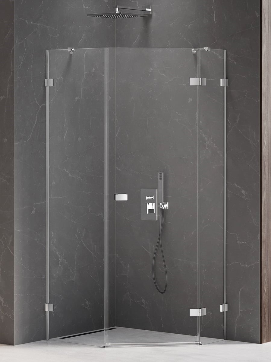 New Trendy Avexa cabină de duș 100x80 cm crom luciu/sticlă transparentă EXK-3891