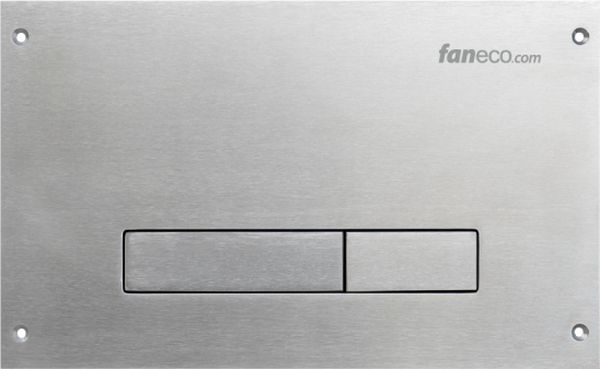 Faneco Slim buton de spălare pentru WC oţel KKM08SNM