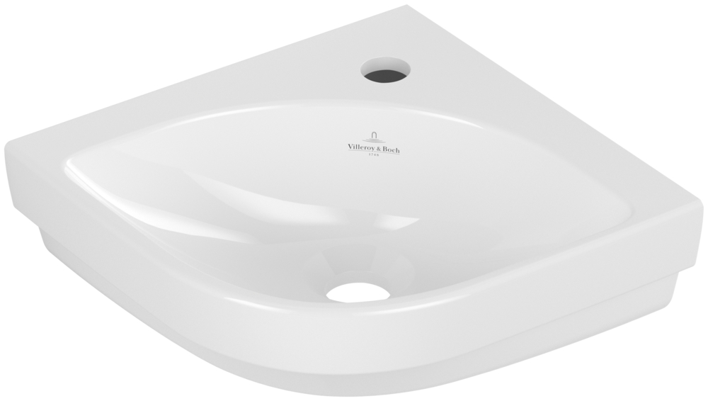 Villeroy & Boch Subway 3.0 lavoar 32x32 cm de colț clasică alb mat 437146RW