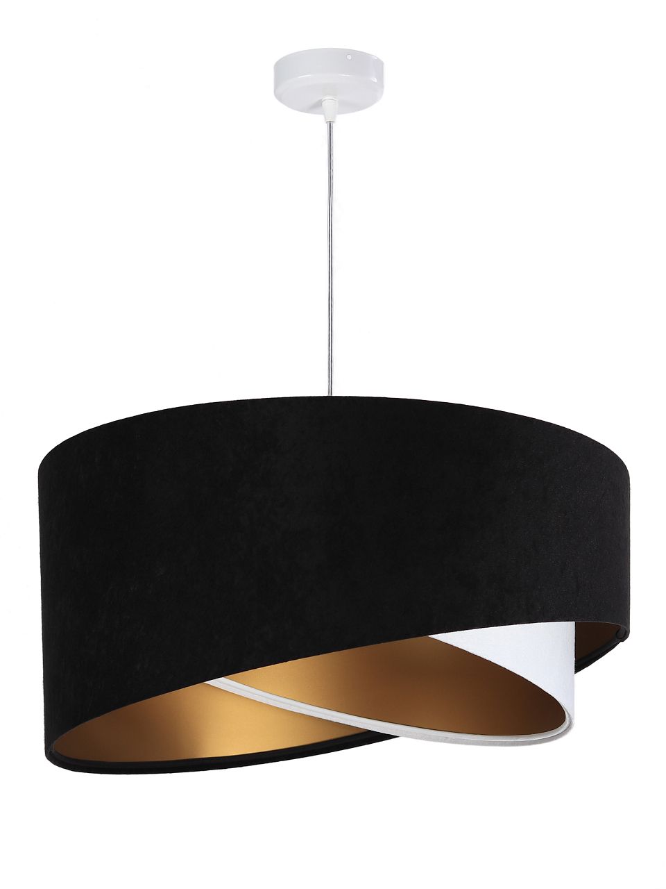 BPS Koncept Galaxy lampă suspendată 1x60 W alb-negru-auriu 060-025