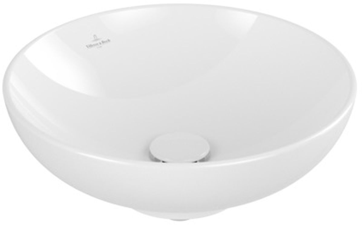 Villeroy & Boch Loop & Friends lavoar 42x42 cm rotund de blat alb 4A460101