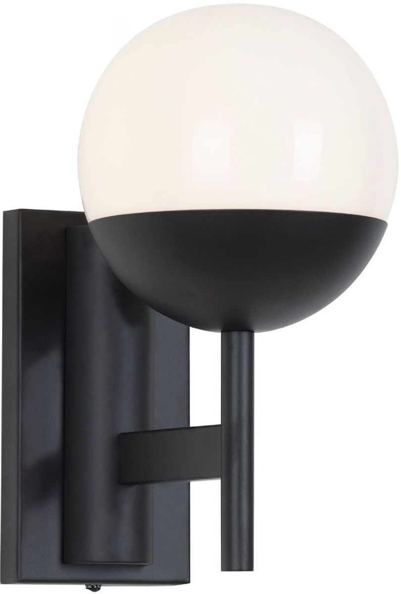 MaxLight Dallas lampă de perete 1x40 W alb-negru W0255