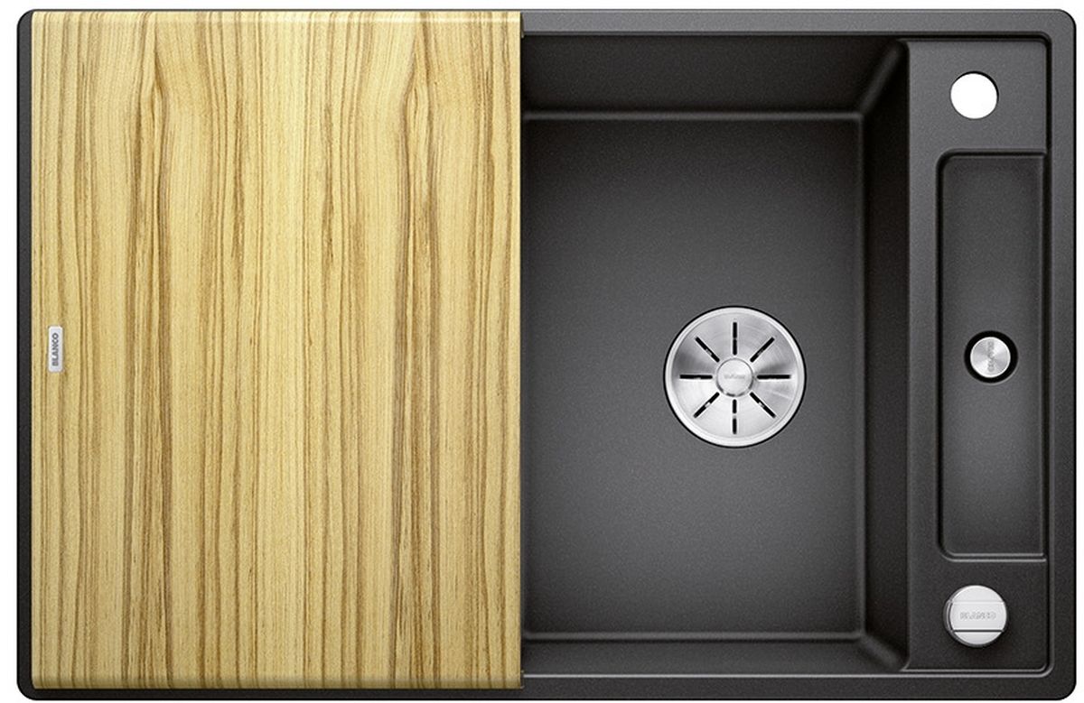 Blanco Axia III 45 S chiuvetă din granit 78x51 cm antracit 523173