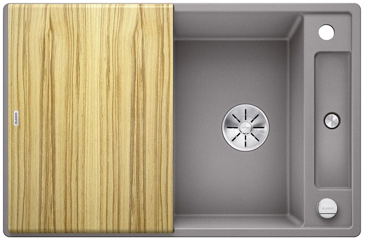 Blanco Axia III 45 S chiuvetă din granit 78x51 cm gri/grafit/onix 523175