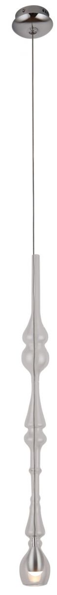 MaxLight Murano lampă suspendată 1x3 W crom P0248