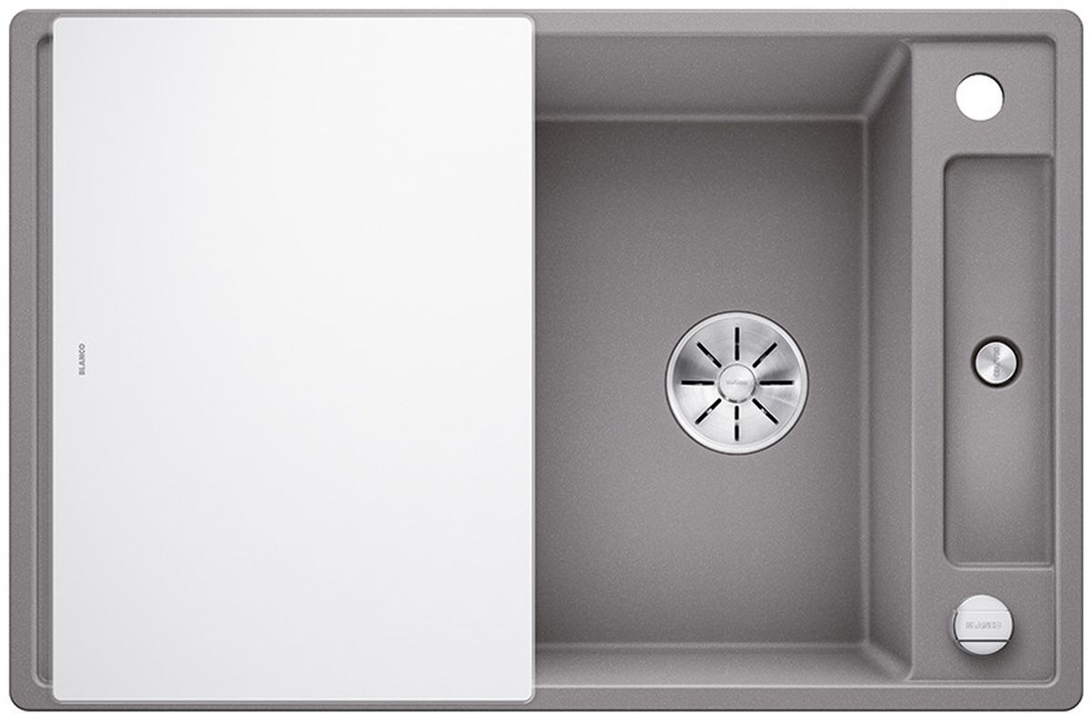 Blanco Axia III 45 S chiuvetă din granit 78x51 cm gri/grafit/onix 523185