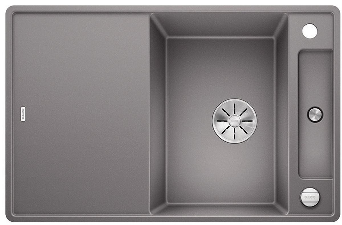 Blanco Axia III 45 S-F chiuvetă din granit 77x50 cm gri/grafit/onix 523195