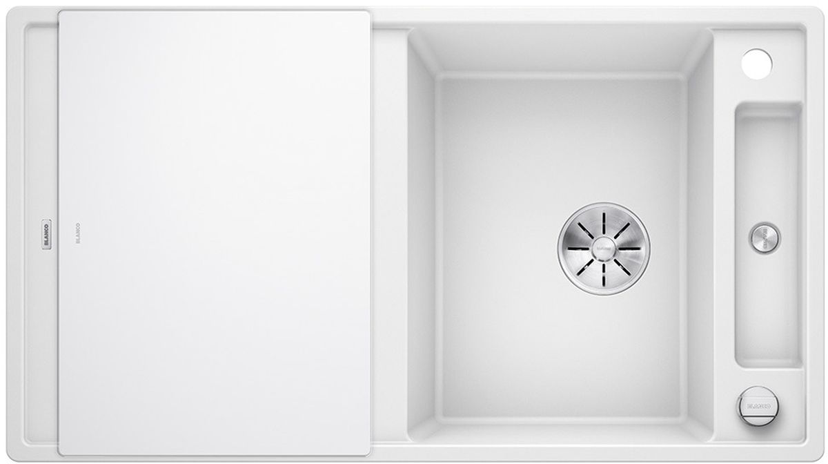 Blanco Axia III 5 S chiuvetă din granit 91.5x51 cm alb 523219
