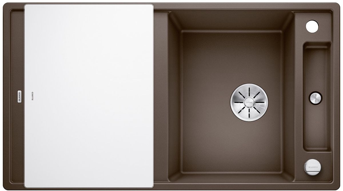 Blanco Axia III 5 S chiuvetă din granit 91.5x51 cm maro 523224