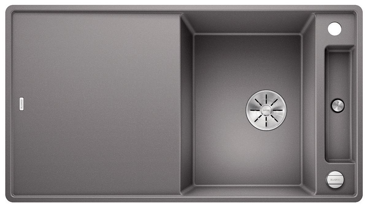 Blanco Axia III 45 S-F chiuvetă din granit 90.5x50 cm gri/grafit/onix 523227
