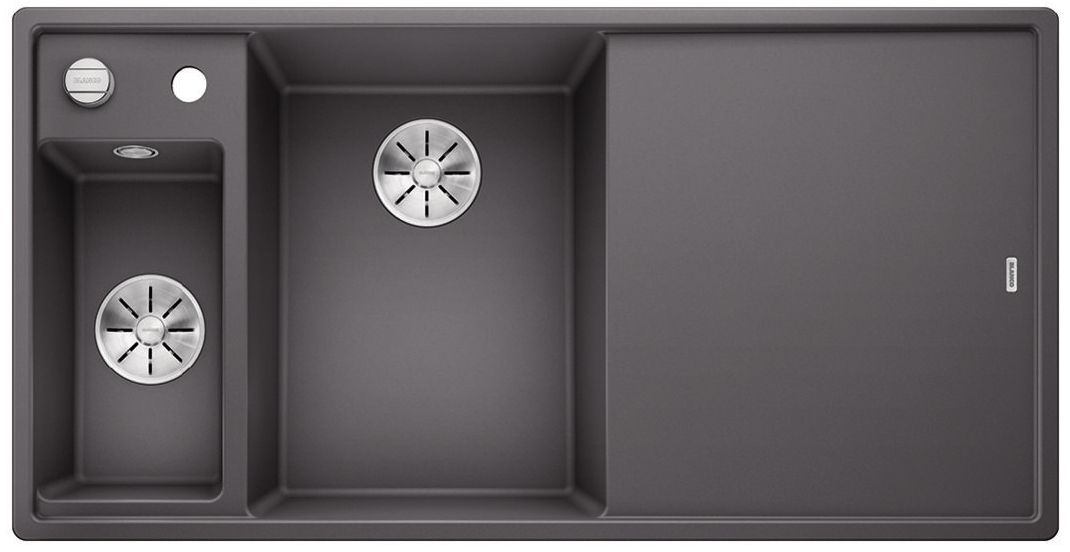 Blanco Axia III 6 S chiuvetă din granit 100x51 cm gri/grafit/onix 524644