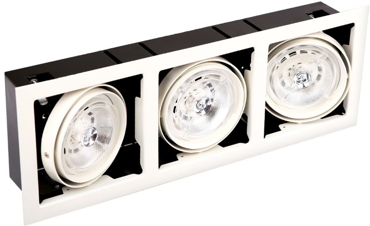 MaxLight Matrix lampă încorporată 3x50 W alb H0061