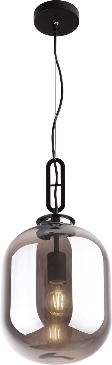 MaxLight Honey lampă suspendată 1x60 W negru-fumuriu P0296