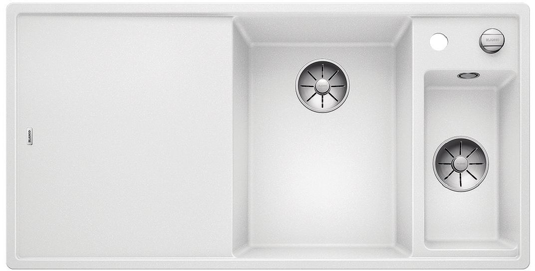 Blanco Axia III 6 S-F chiuvetă din granit 99x50 cm alb 523486