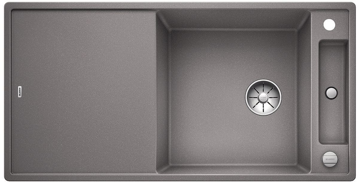 Blanco Axia III XL 6 S chiuvetă din granit 100x51 cm gri/grafit/onix 523502