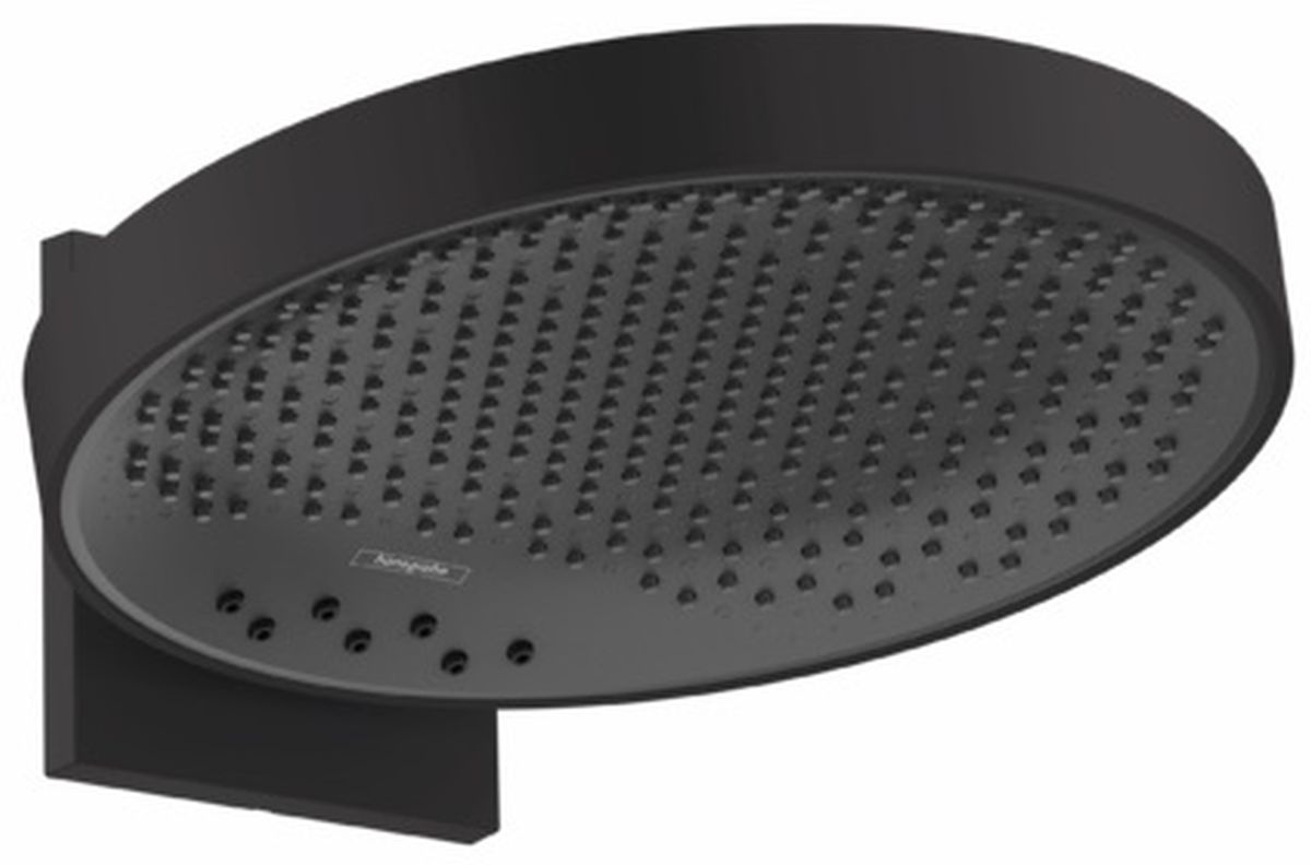 Hansgrohe Rainfinity cap de duș cu braț 36x36 cm rotund negru 26234670