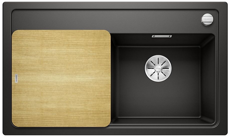Blanco Zenar 45 S chiuvetă din granit 86x51 cm negru 526036
