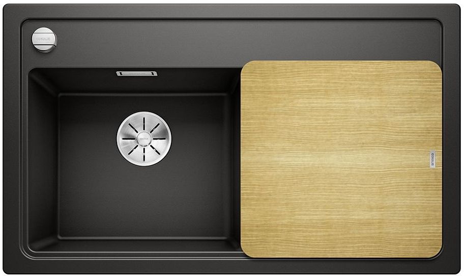 Blanco Zenar 45 S chiuvetă din granit 86x51 cm negru 526033