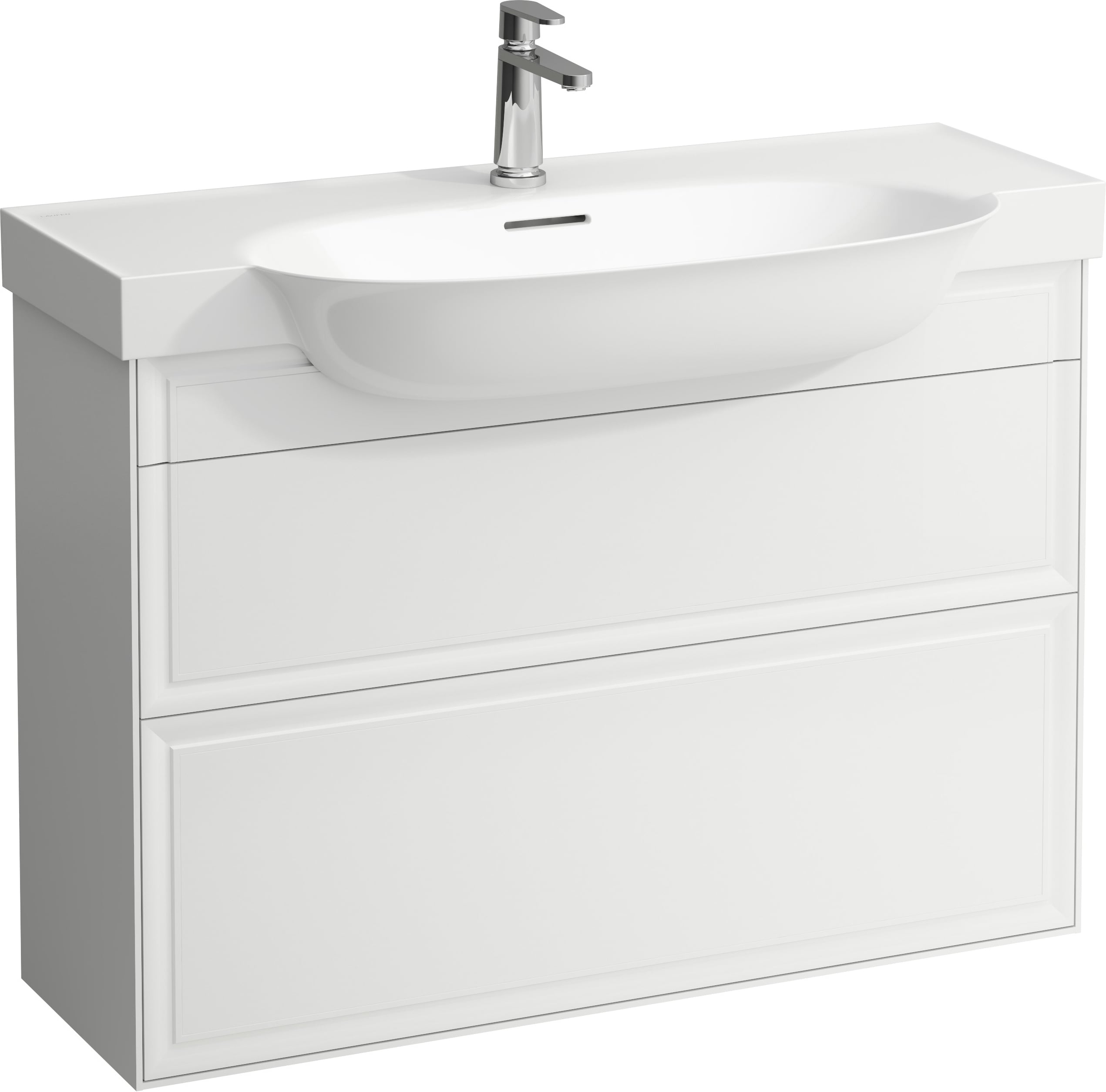 Laufen The New Classic dulap 97.6x31.6x67.7 cm sub chiuveta pe perete alb H4060920856311