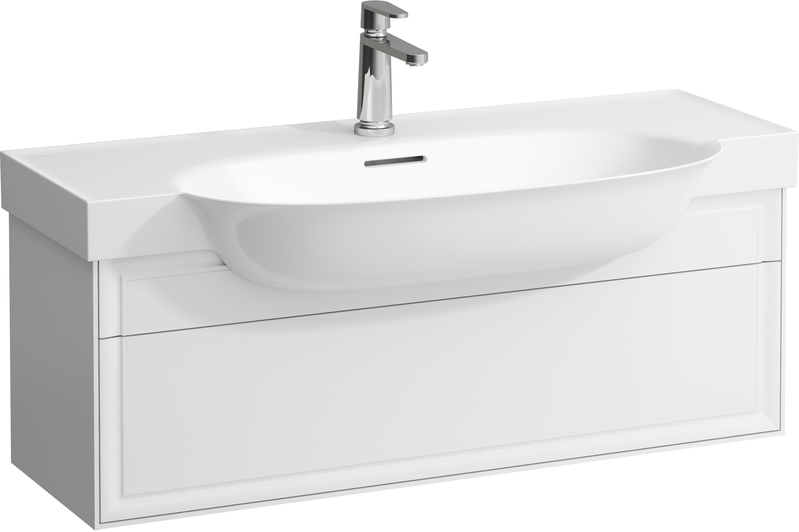 Laufen The New Classic dulap 97.6x31.6x34.6 cm sub chiuveta pe perete alb H4060910856311