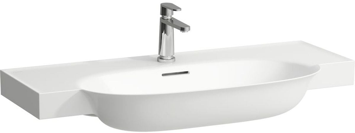 Laufen The New Classic lavoar 100x48 cm semicircular clasică-mobilier alb H8138574001081