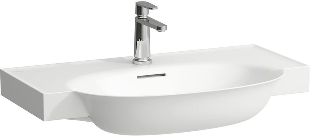 Laufen The New Classic lavoar 80x48 cm semicircular clasică-mobilier alb H8138554001091