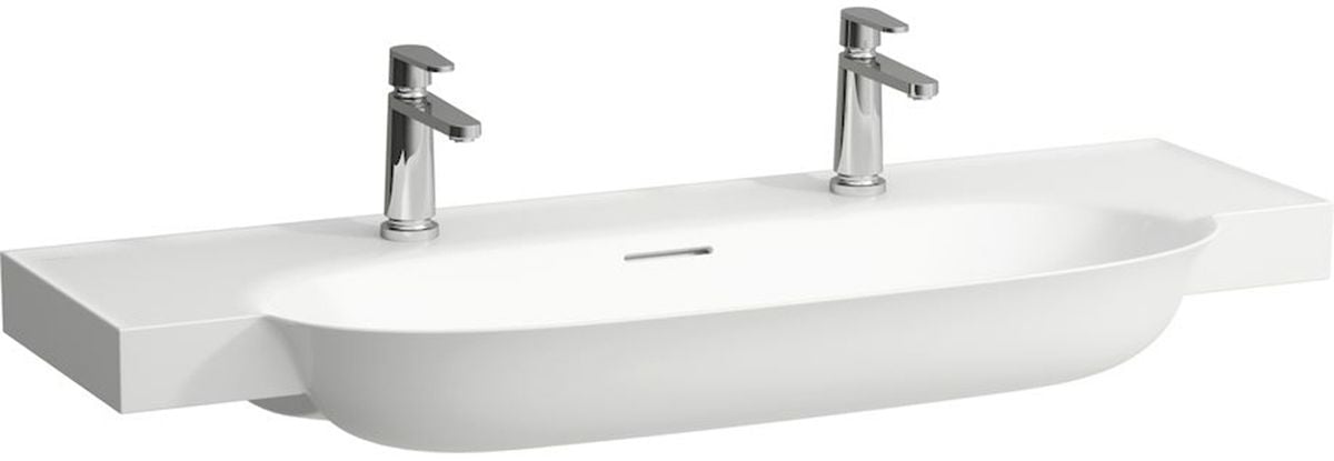 Laufen The New Classic lavoar 120x48 cm semicircular clasică-mobilier alb H8138587571071