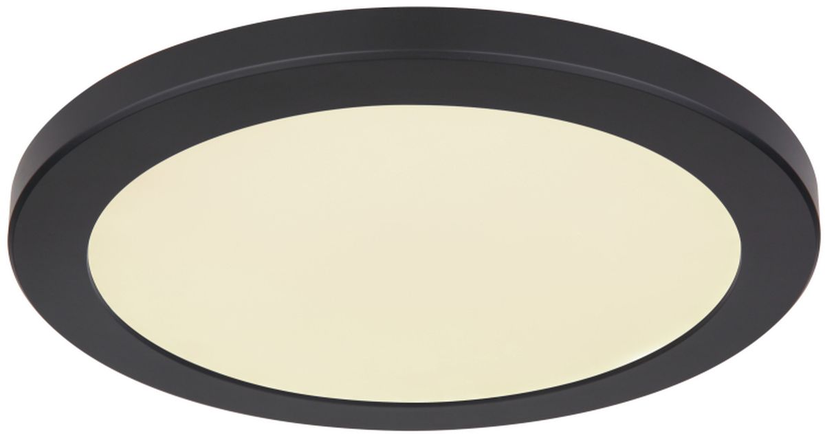Globo Lighting Lasse plafon 1x24 W alb-negru 12379-24B