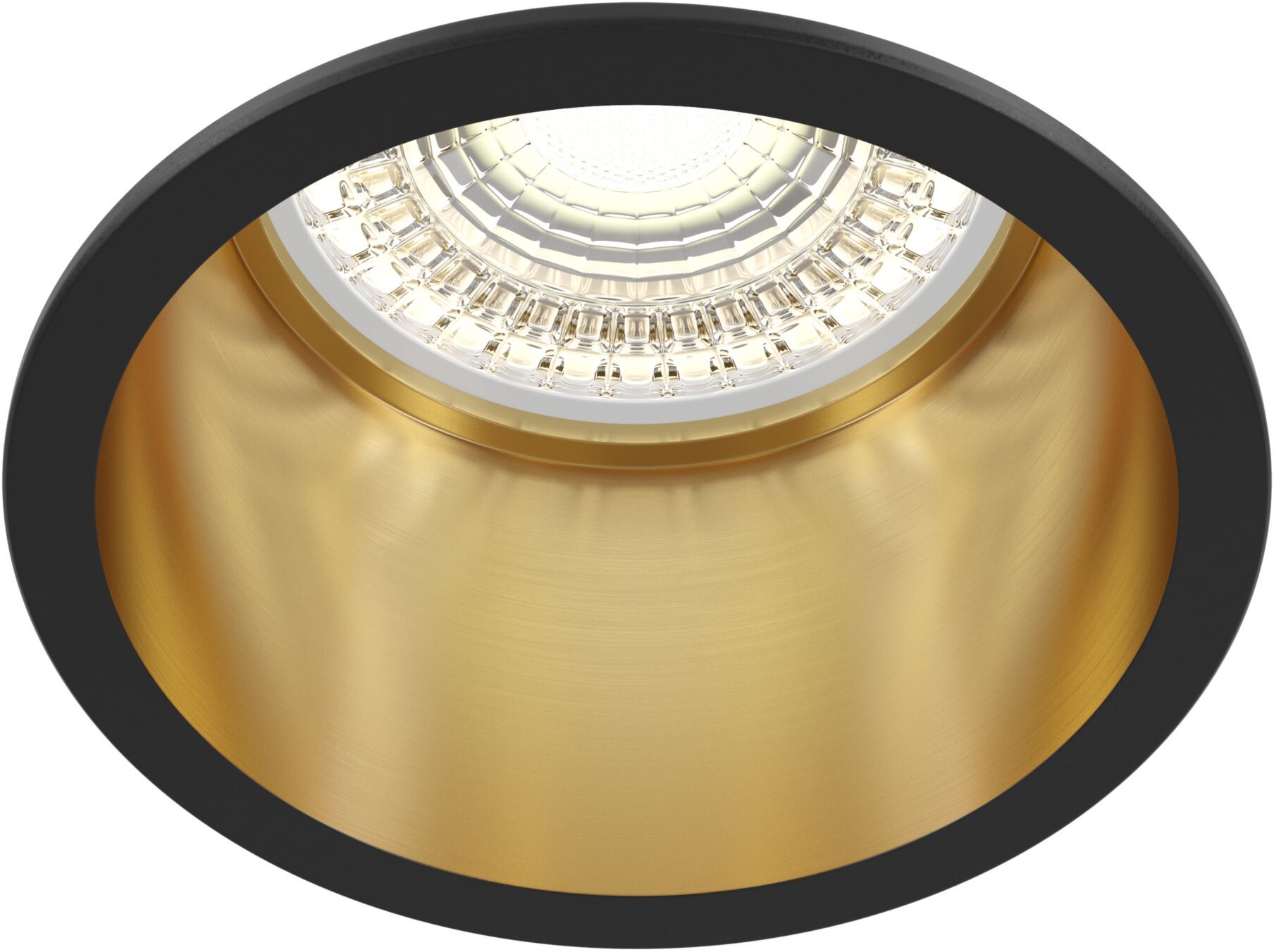 Maytoni Reif lampă încorporată 1x50 W negru-auriu DL049-01GB