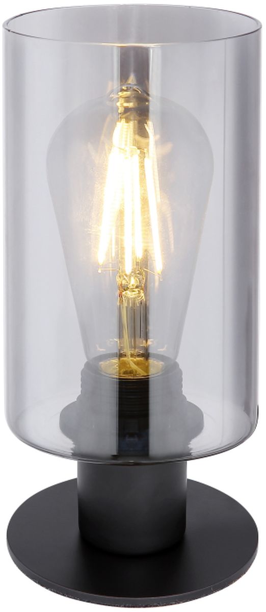 Globo Lighting Hadera veioză 1x60 W negru-fumuriu 15465T