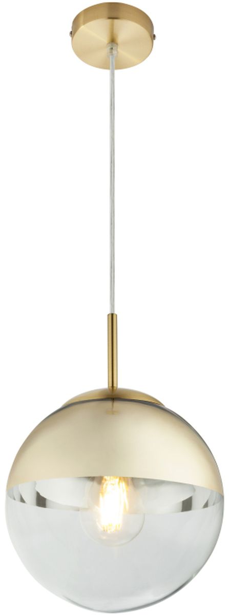 Globo Lighting Varus lampă suspendată 1x40 W transparent-auriu 15855