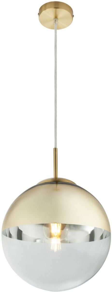 Globo Lighting Varus lampă suspendată 1x40 W transparent-auriu 15856