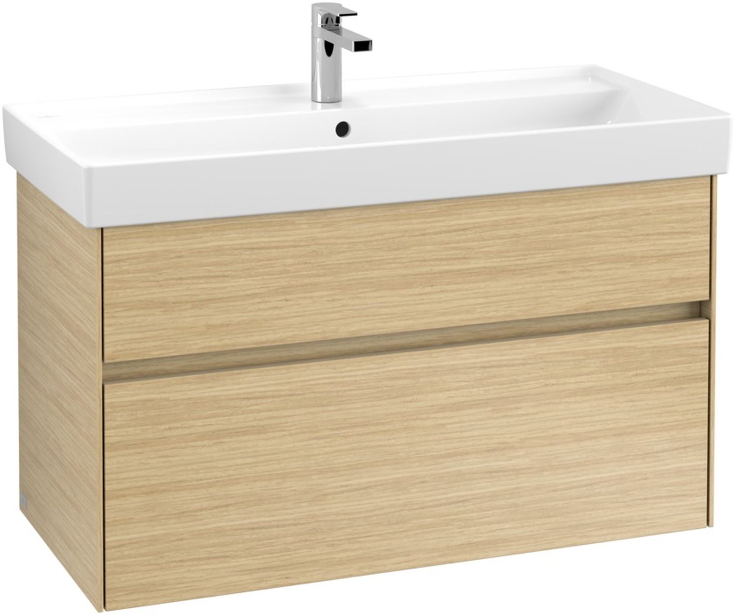 Villeroy & Boch Collaro dulap 95.4x44.4x54.6 cm sub chiuveta pe perete stejar C01100VJ