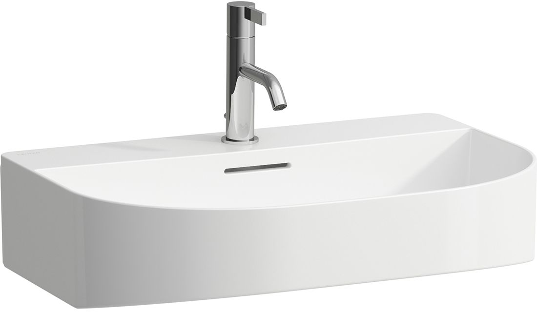 Laufen Sonar lavoar 60x42 cm semicircular clasică alb luciu H8163424001041