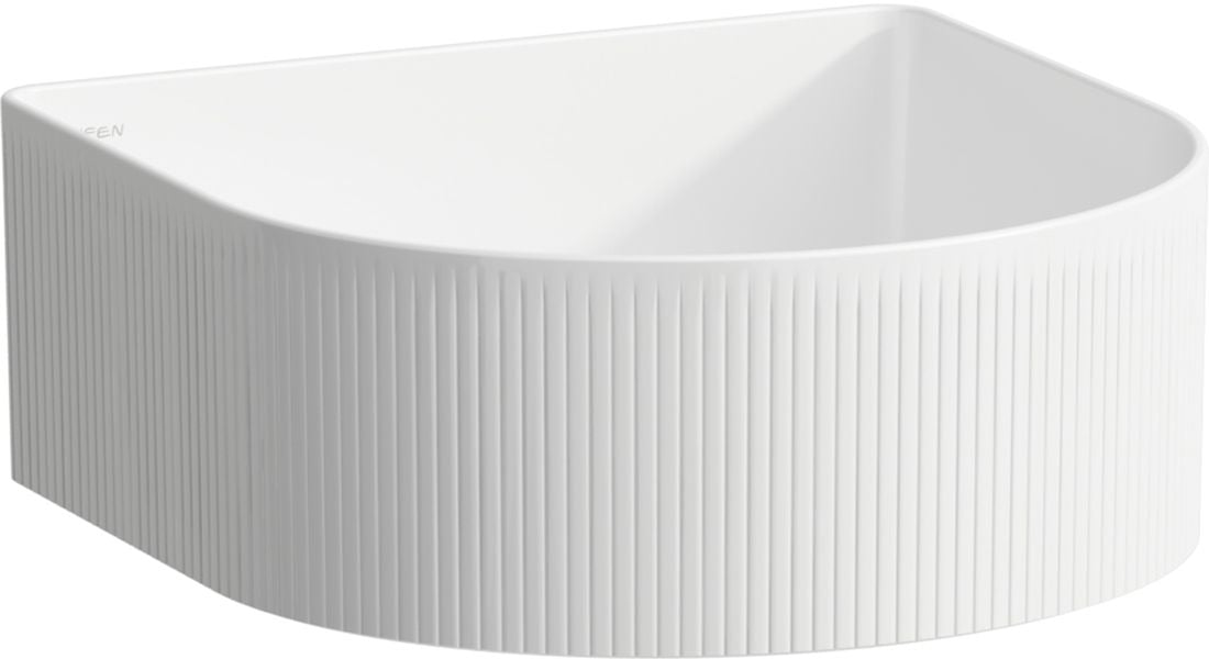 Laufen Sonar lavoar 34x34 cm semicircular de blat alb H8123414001121