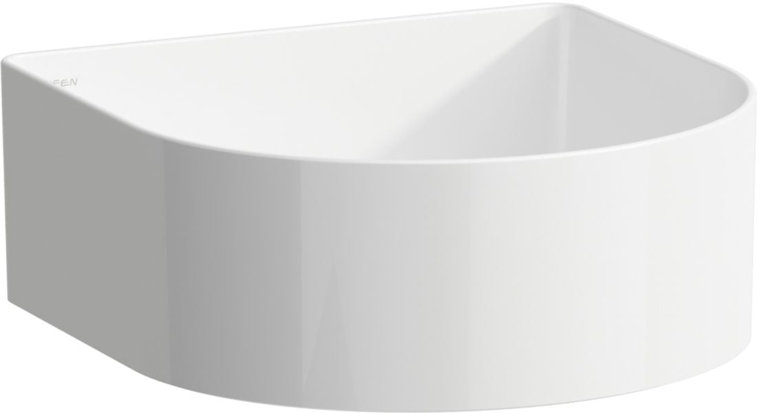 Laufen Sonar lavoar 34x34 cm semicircular de blat alb H8123404001121