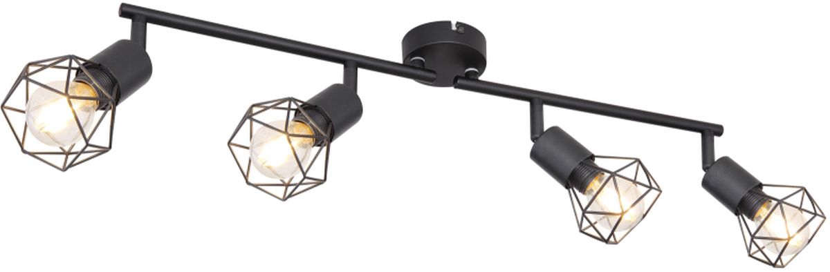 Globo Lighting Xara I lampă de tavan 4x40 W negru 54802S-4