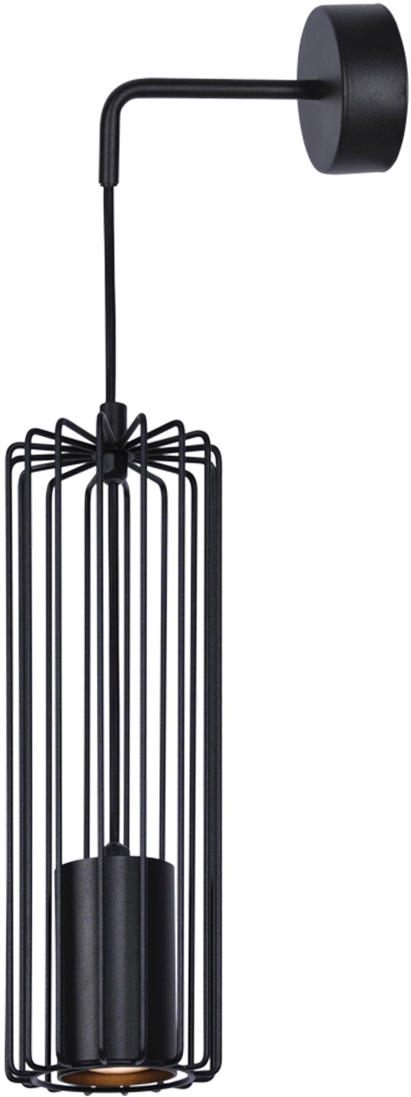 Kaja Falcon lampă de perete 1x10 W negru K-4934