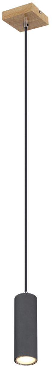 Globo Lighting Robby lampă suspendată 1x35 W lemn-grafit 57911HG