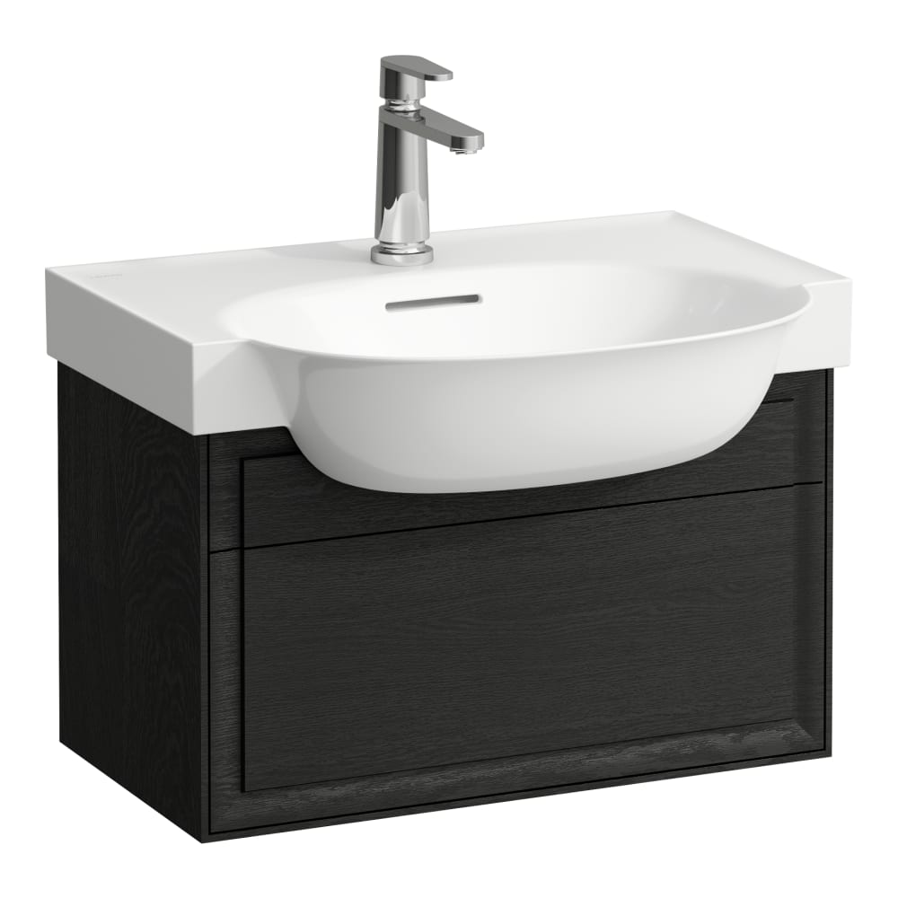Laufen The New Classic dulap 57.7x31.6x34.4 cm sub chiuveta pe perete negru-stejar H4060310856281
