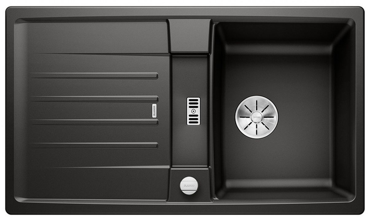 Blanco Lexa 45 S chiuvetă din granit 86x50 cm negru 525900