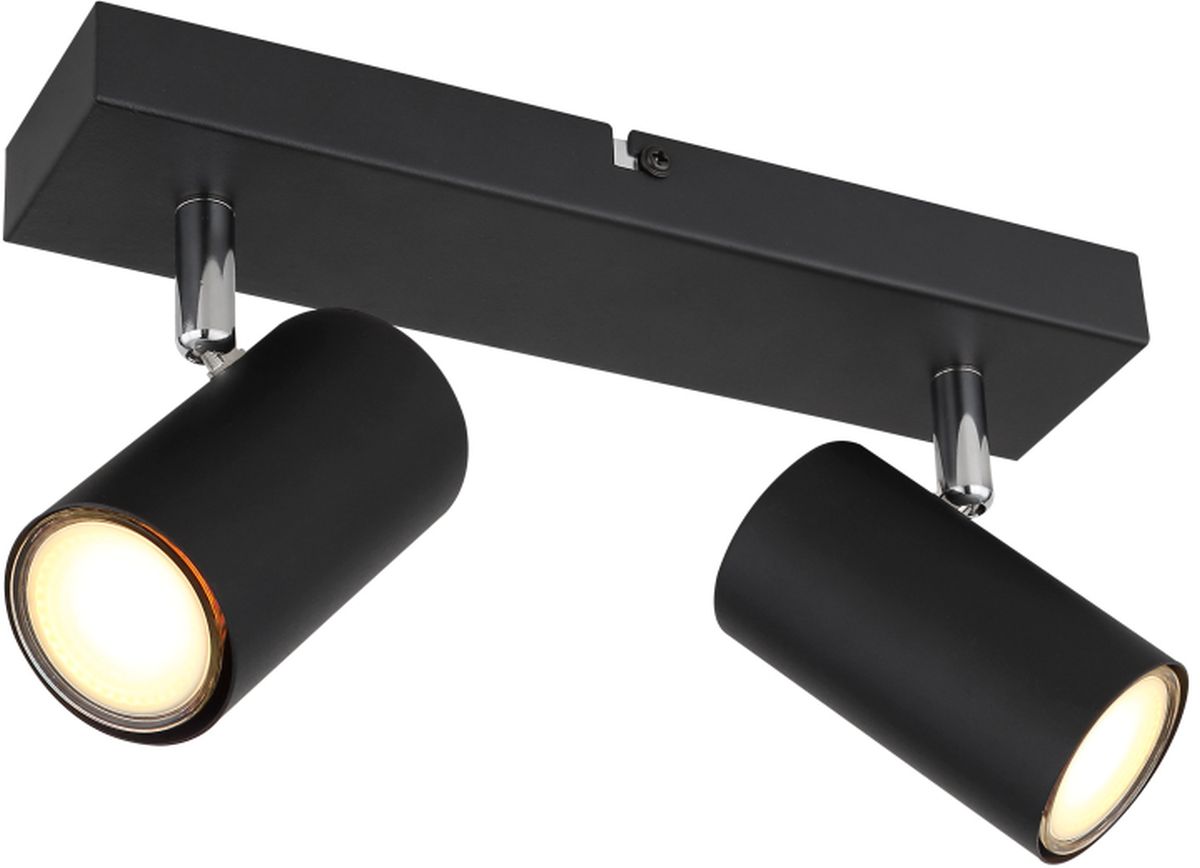 Globo Lighting Robby lampă de tavan 2x35 W negru-crom 57911-2B