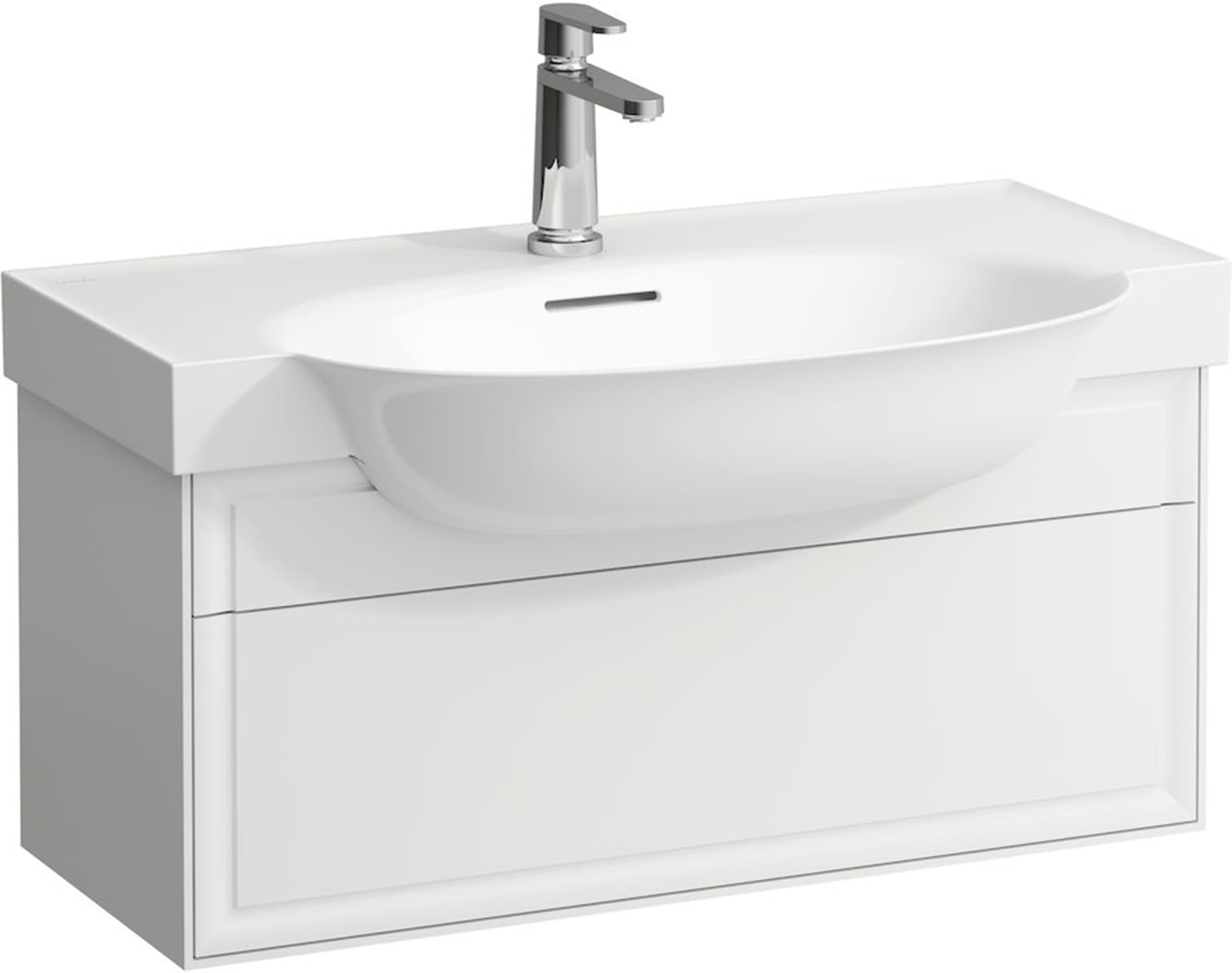 Laufen The New Classic dulap 77.6x31.6x34.4 cm sub chiuveta pe perete alb H4060410851701
