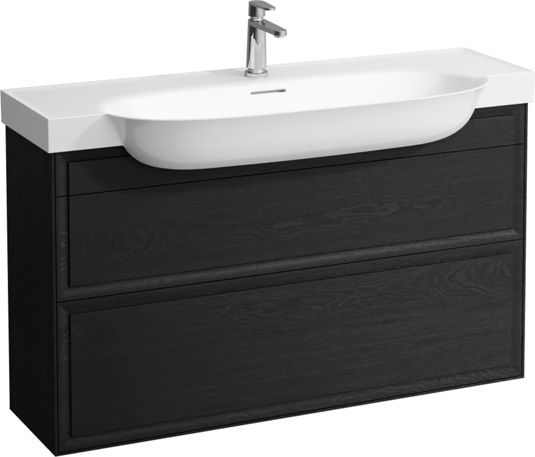 Laufen The New Classic dulap 117.7x31.6x67.7 cm dulap atârnat sub chiuvetă negru H4060520856281