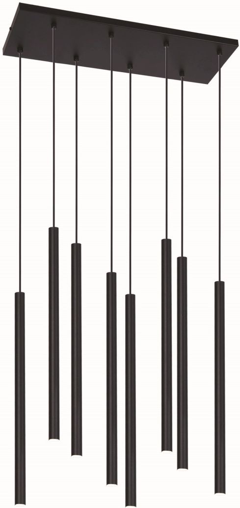 Kaja Gelato lampă suspendată x10 W negru K-4863