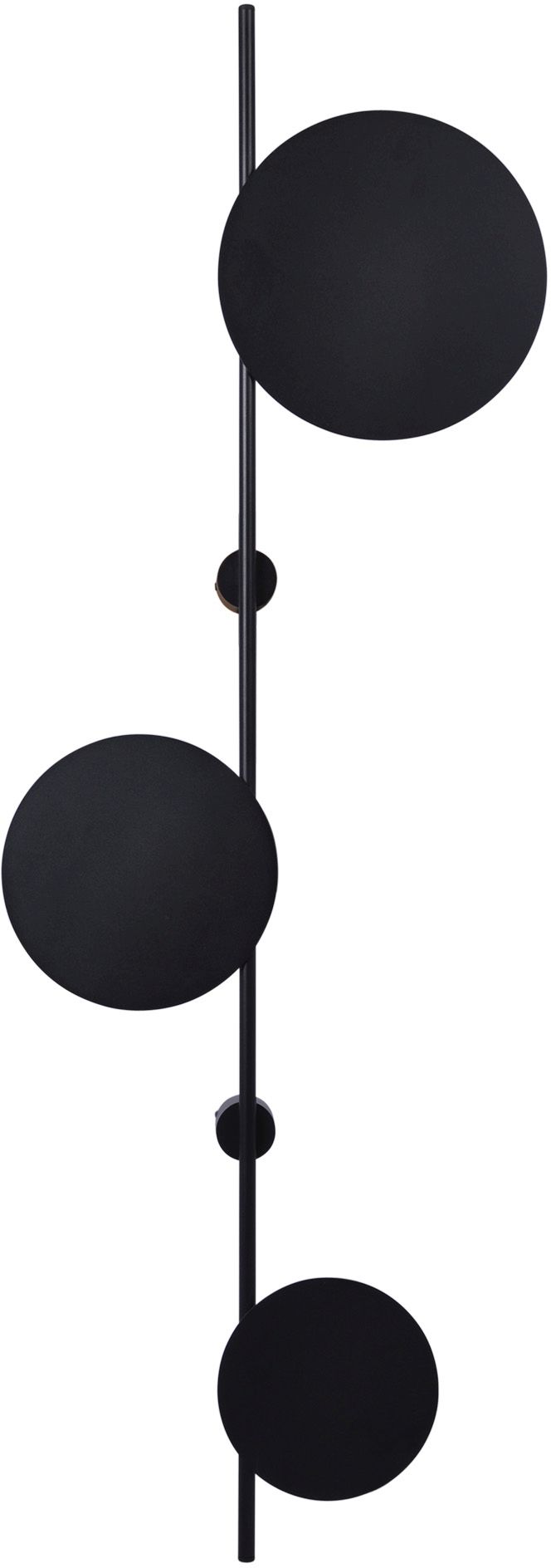 Kaja Rega lampă de perete 3x10 W negru K-4639